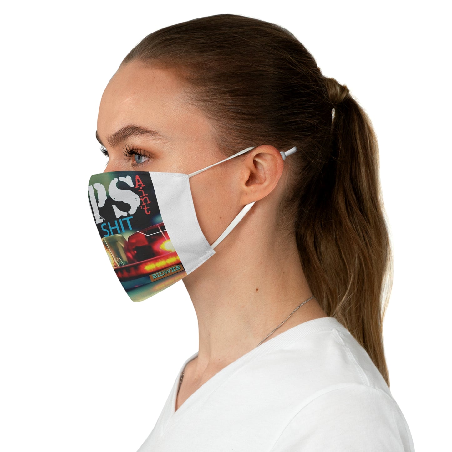 Cops S*** Graphic Face Mask — Protest Statement Cotton Mask