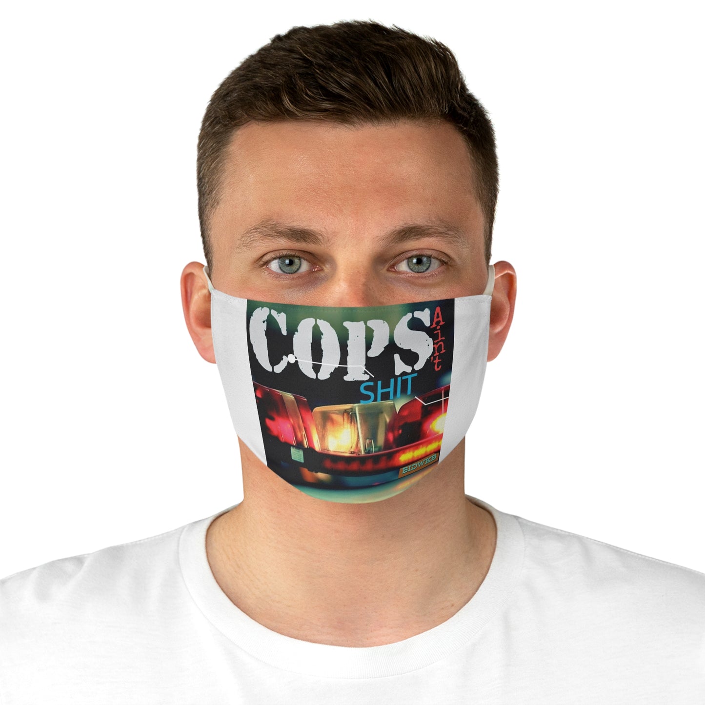 Cops S*** Graphic Face Mask — Protest Statement Cotton Mask
